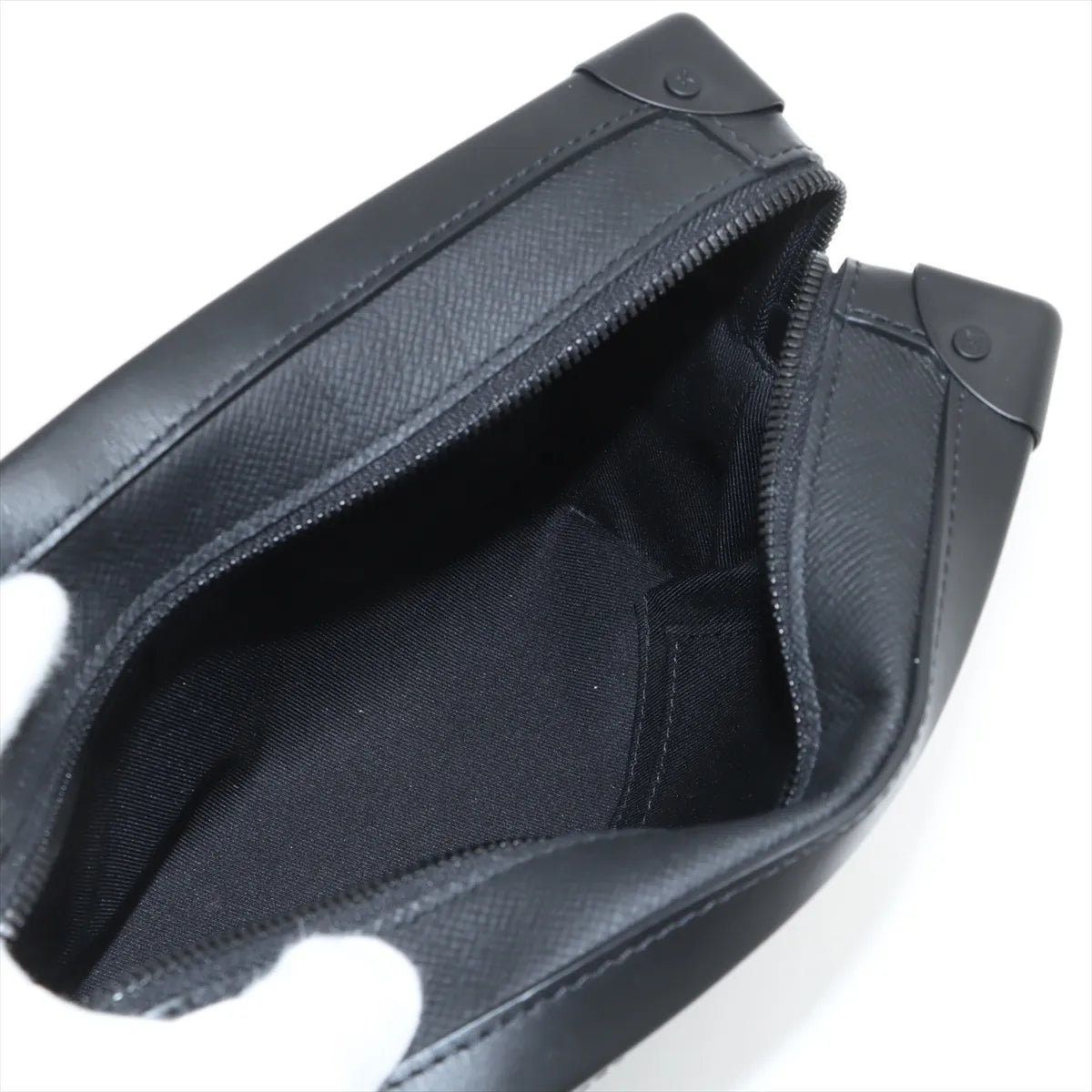 Louis Vuitton Rainbow Taiga Soft Trunk Shoulder Bag Black