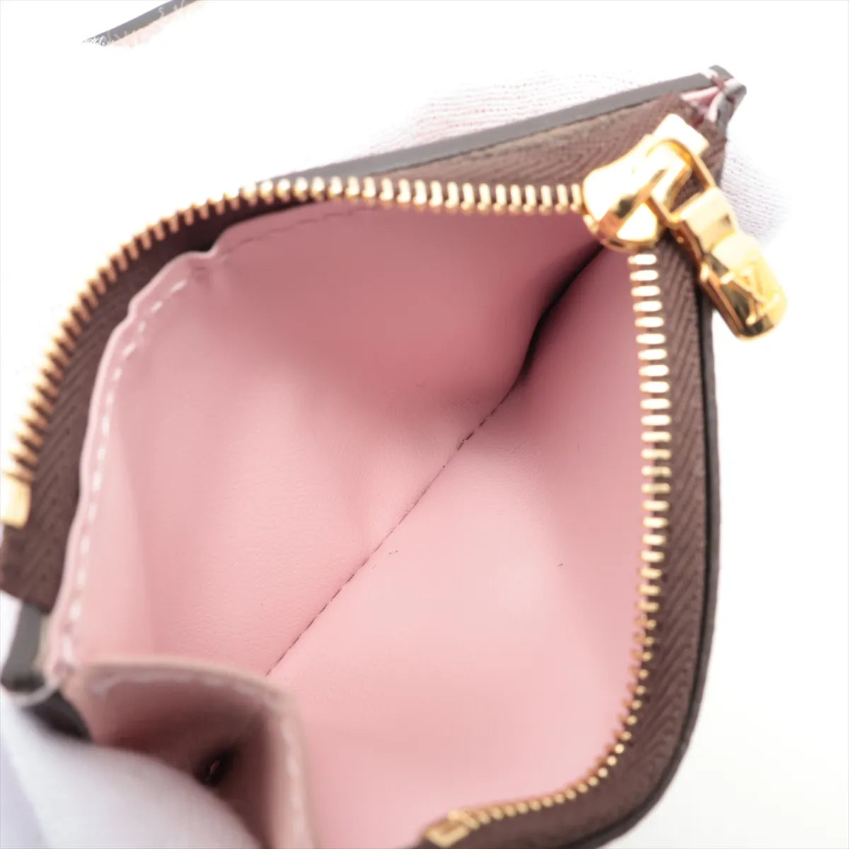 Louis Vuitton Monogram Portefeuille Zoé Compact Wallet Rose Ballerine