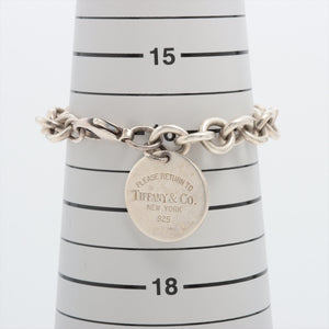 Designer Tiffany & Co. Return To Tiffany Round Circle Tag Bracelet