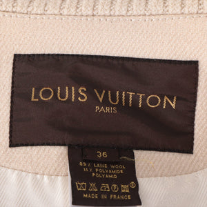 Louis Vuitton Wool Jacket Ivory