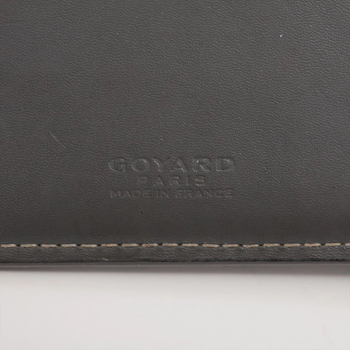 Goyard Herringbone Victoire Compact Wallet Light Grey