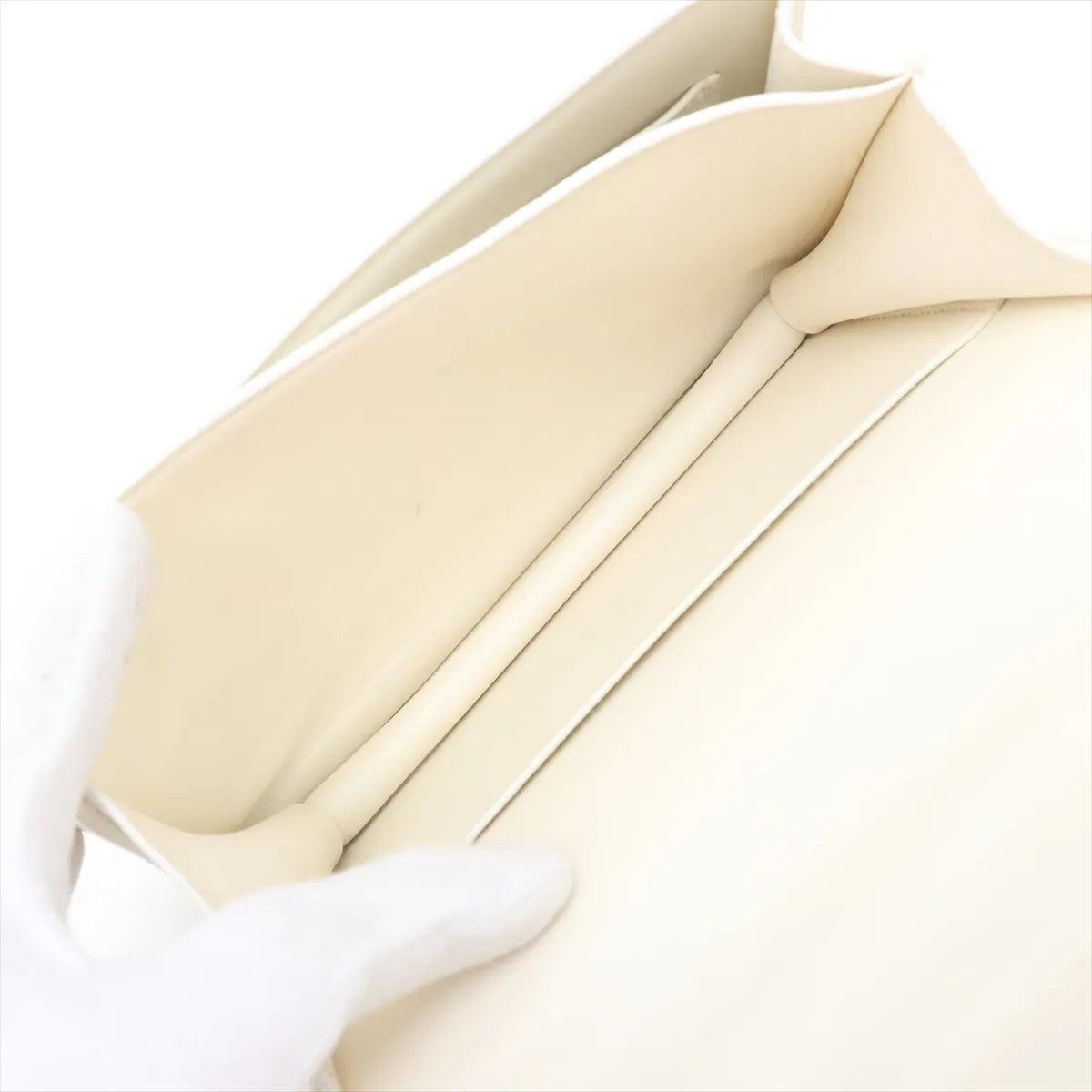 Hermes Constance III Mini 18 Optique Evercolor White