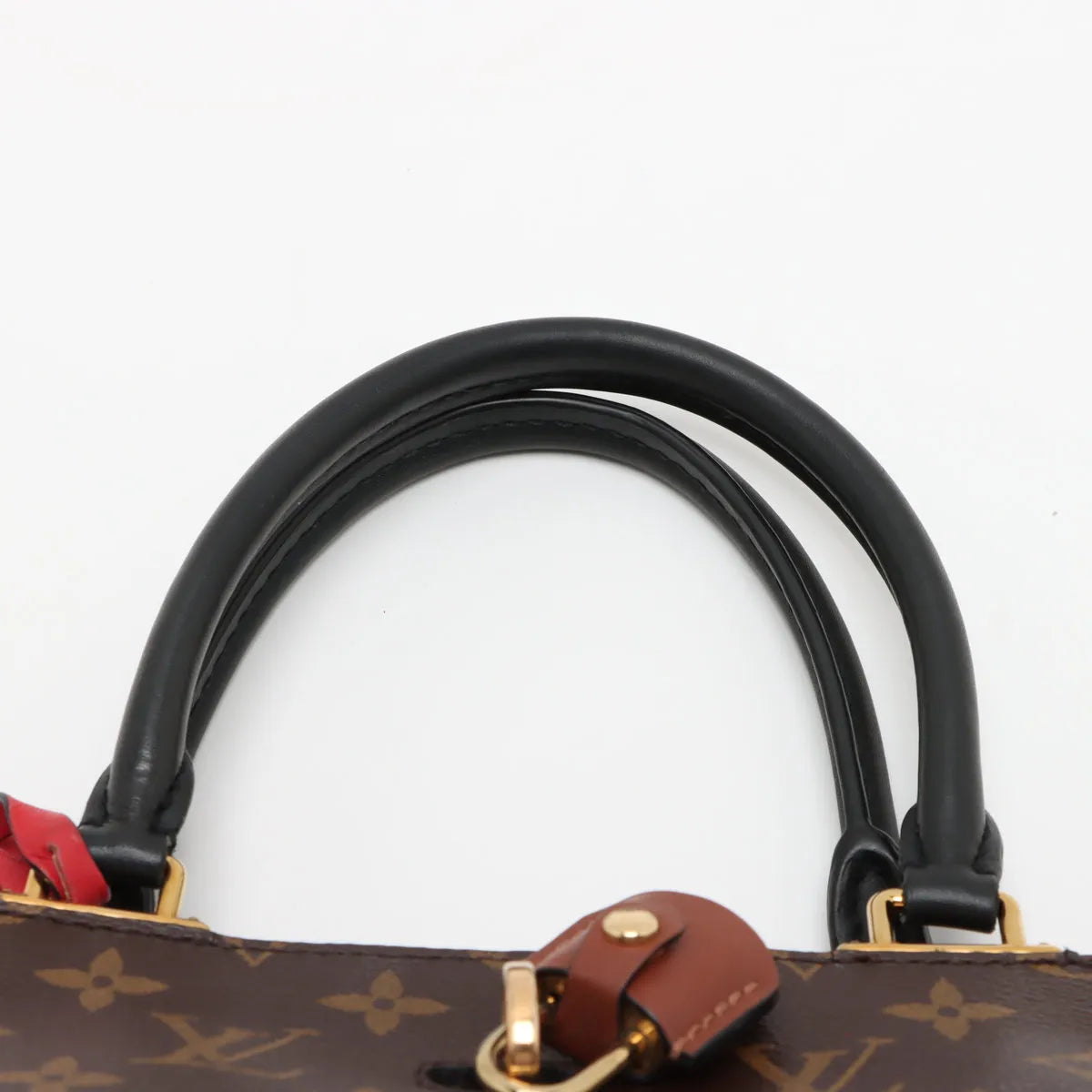 Louis Vuitton Monogram Millefeuille Shoulder Bag Cerise x Brown