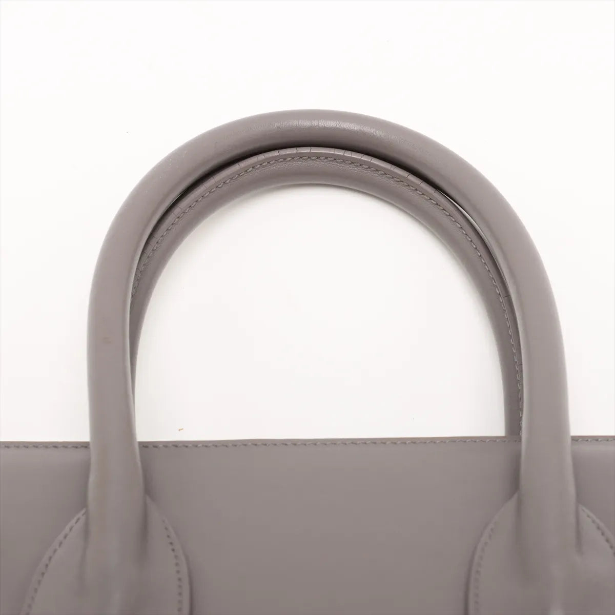 Saint Laurent Paris Sac de Jour Leather Two-Way Handbag Gray