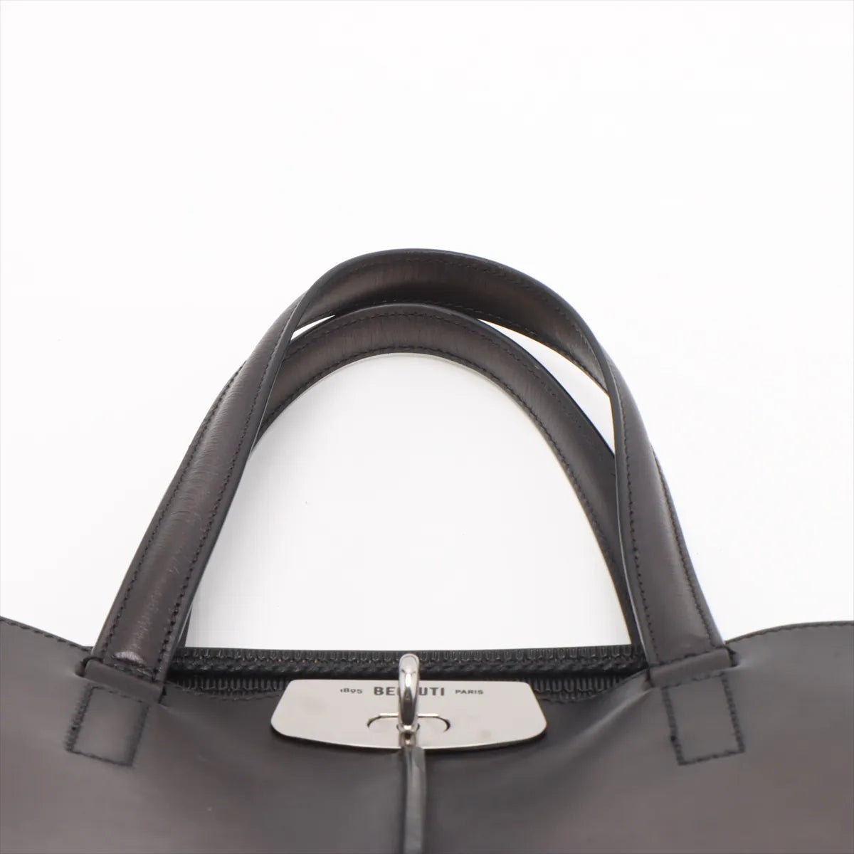 Berluti Luti 38 Leather Two-Way Tote Bag Brown