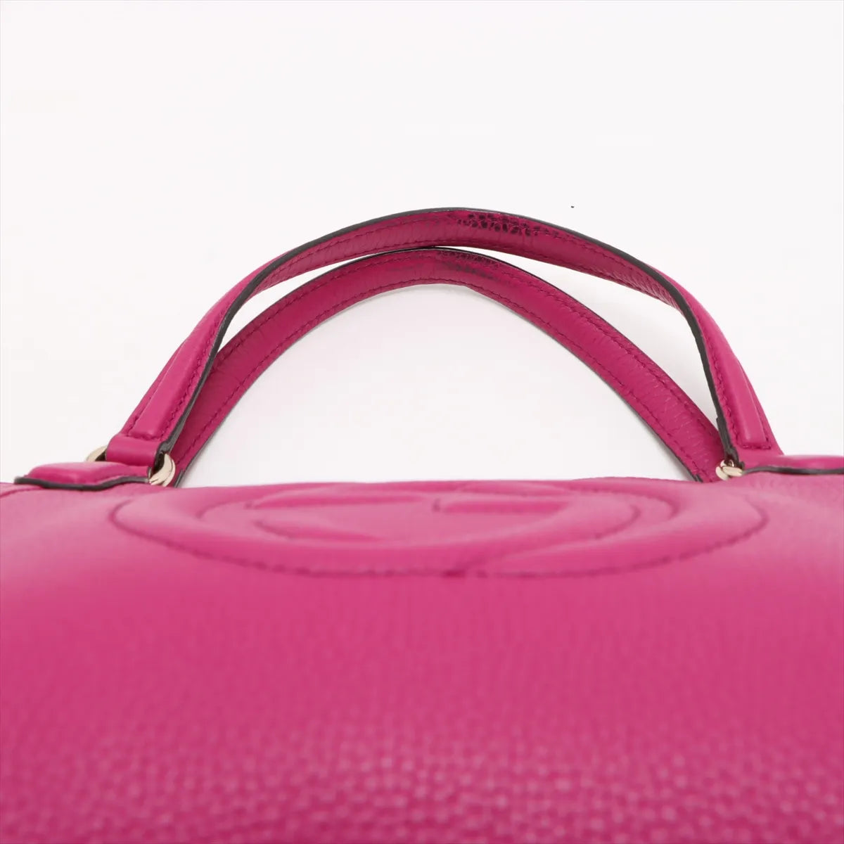 Gucci Soho Leather Two-Way Handbag Pink