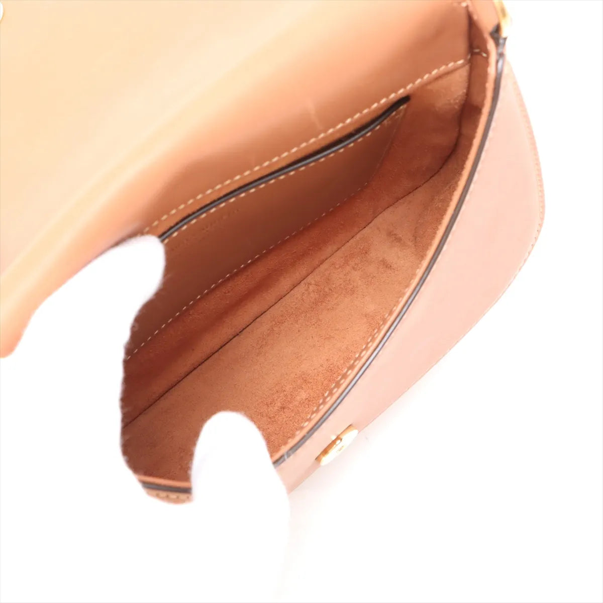 Saint Laurent Paris Voltaire Mini Leather Shoulder Bag Brown