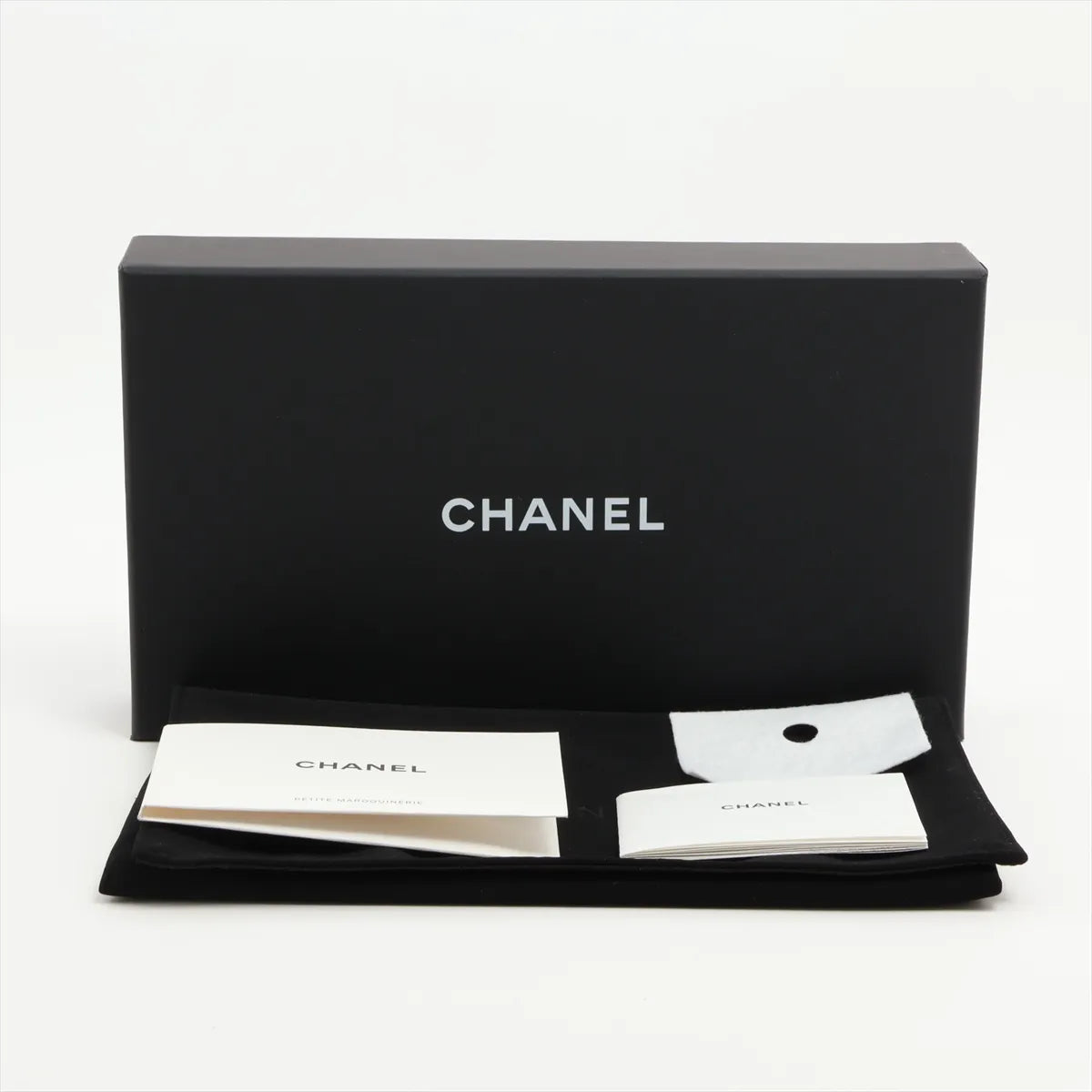 Chanel CC Logo Matelasse Lambskin Coin Purse and Airpods Case Champagne