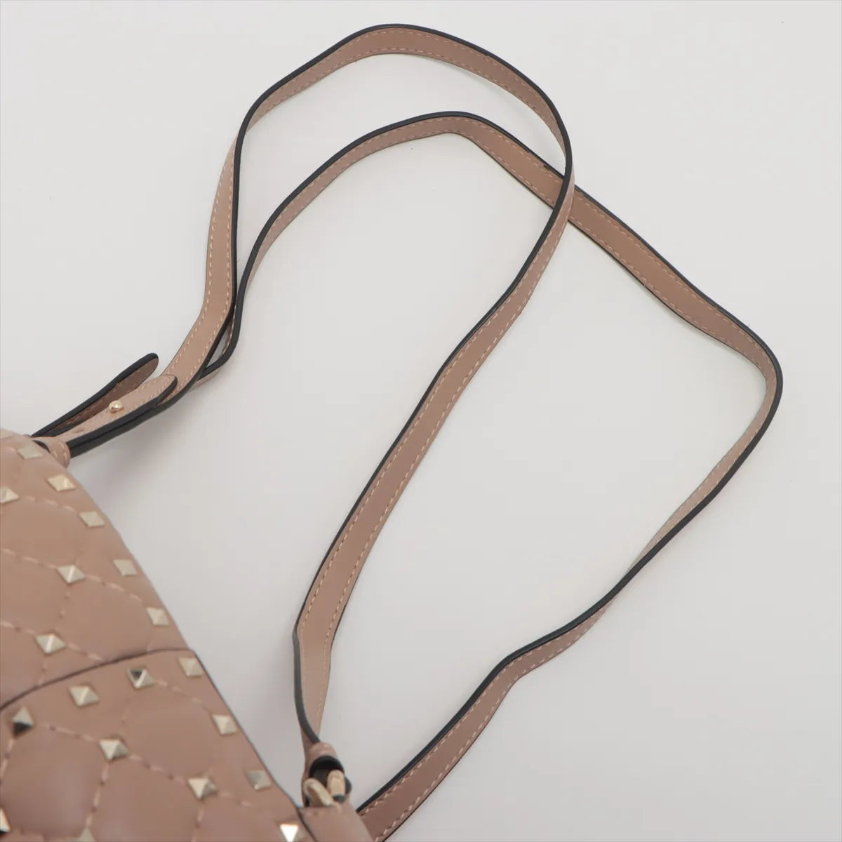 Valentino Matelasse Rockstud Backpack Dark Beige * PREORDER *