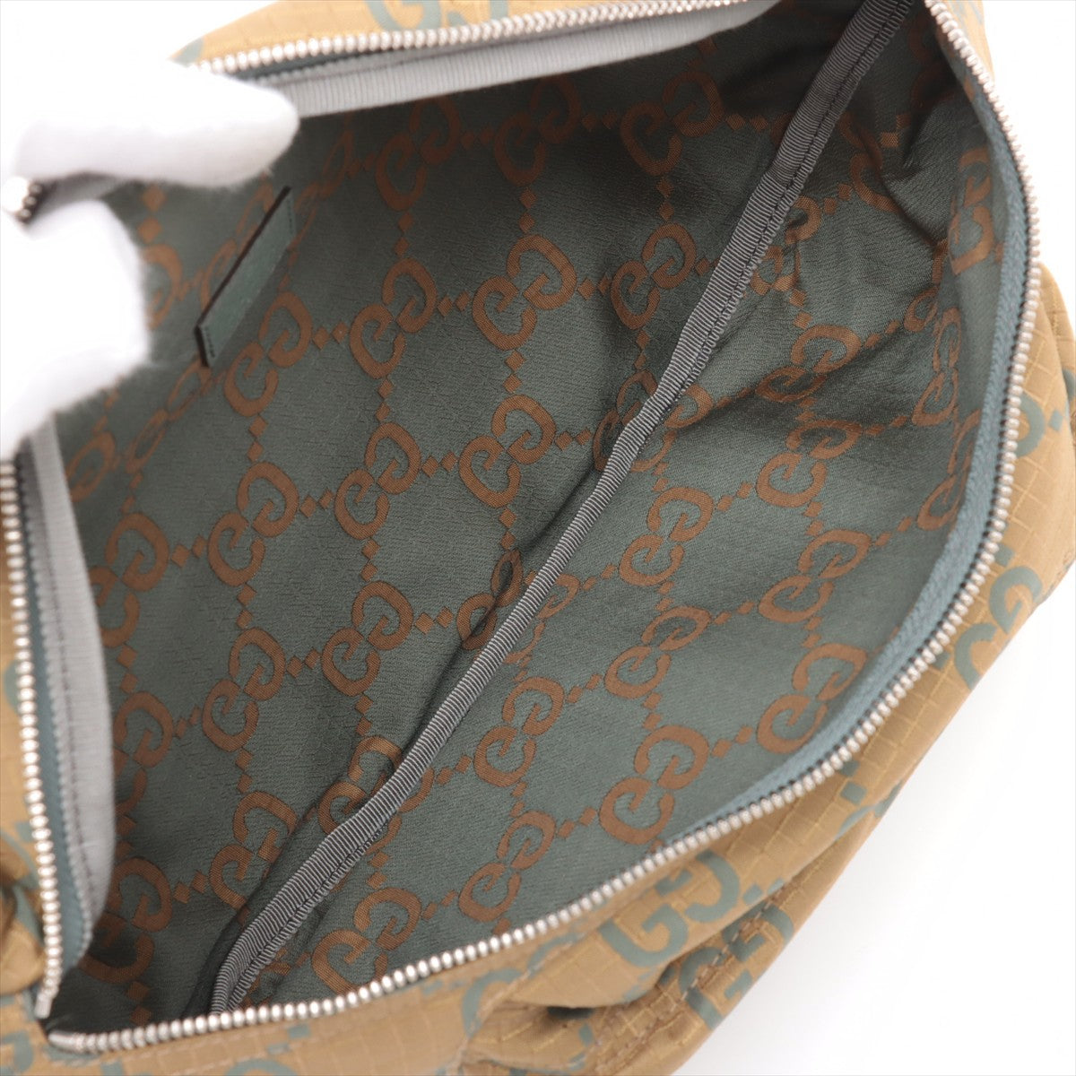 Gucci GG Ripstop Nylon Belt Bag Khaki