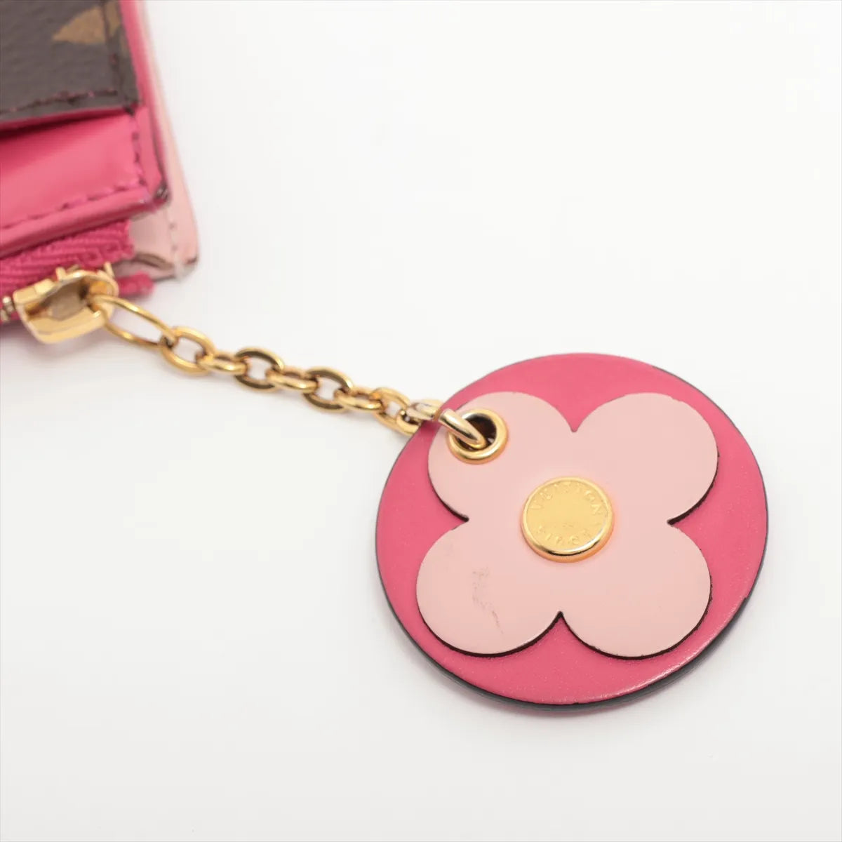 Louis Vuitton Monogram Flower Coin Purse Fuchsia