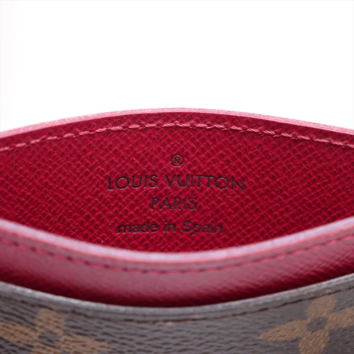 Louis Vuitton Monogram Card Case Fuchsia