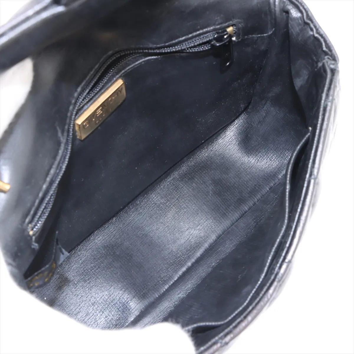 Givenchy Leather Chain Shoulder Bag Black