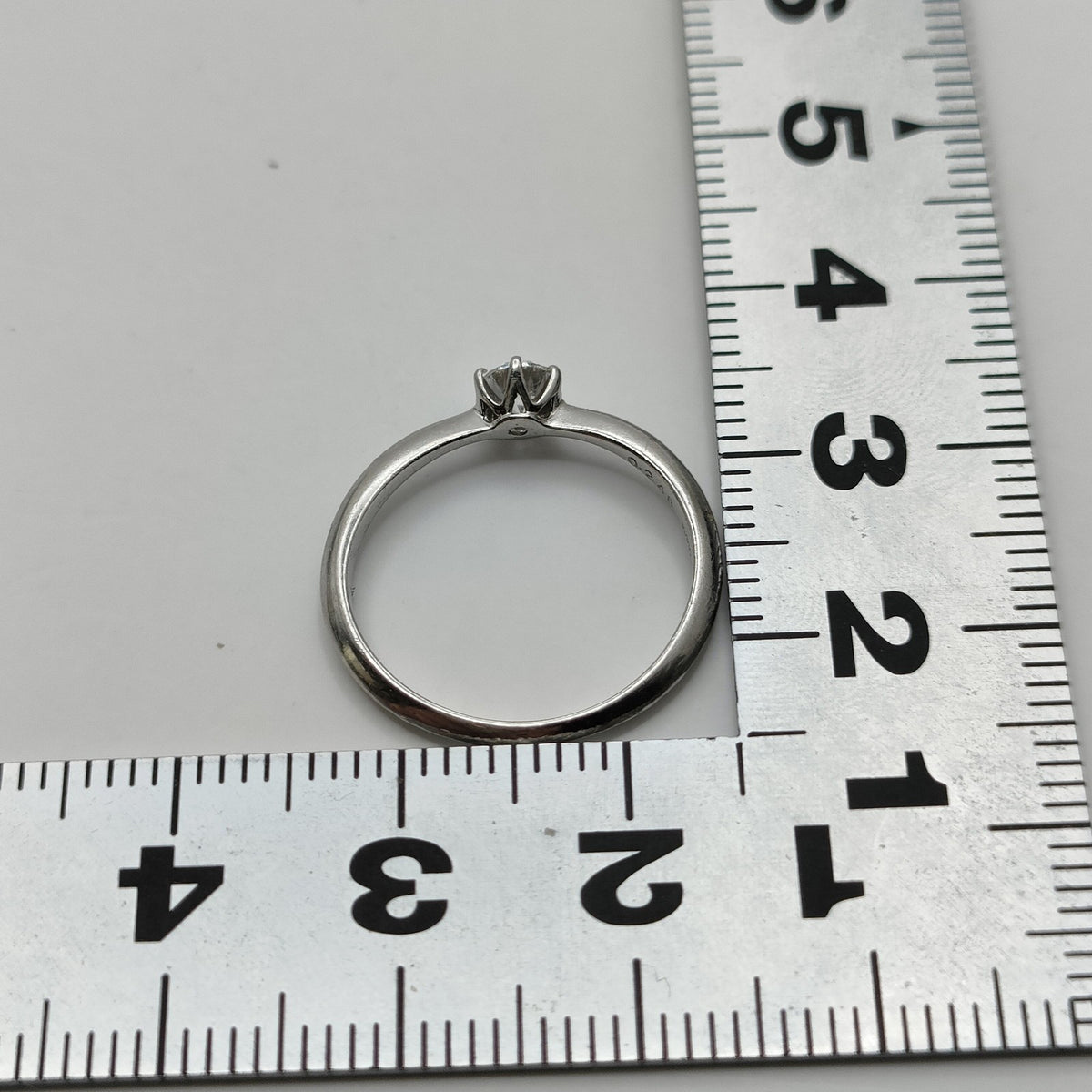 Natural Diamond 0.248ct Ring Platinum