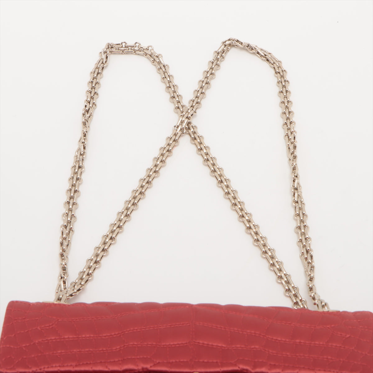 Chanel 2.55 Nylon Double Flap Double Chain Shoulder Bag Red * PREORDER *