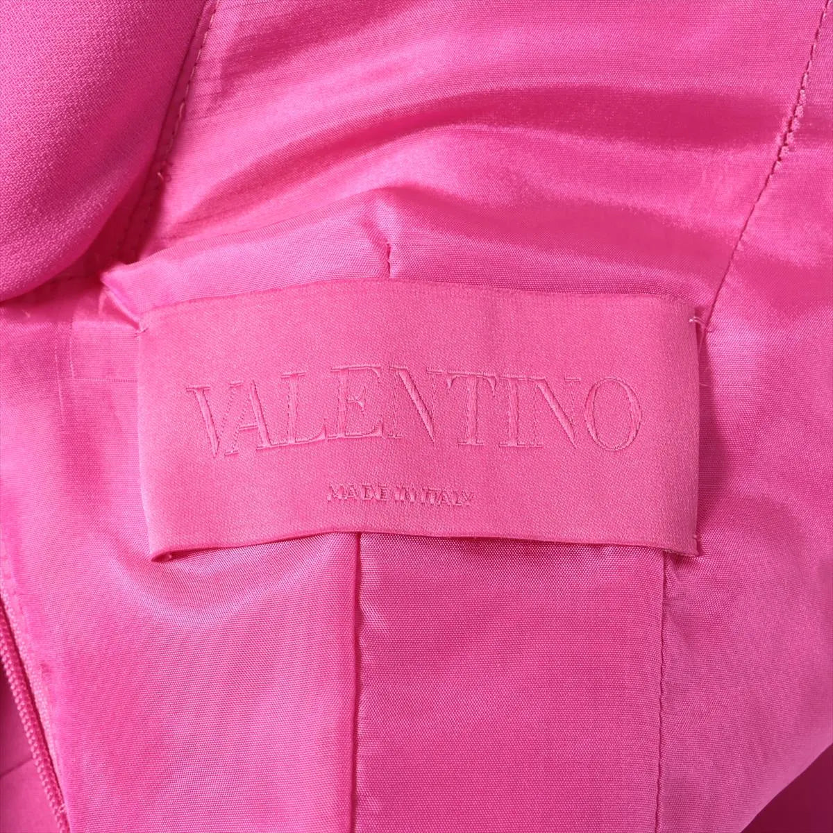 Valentino Wool Silk Mini Dress Pink