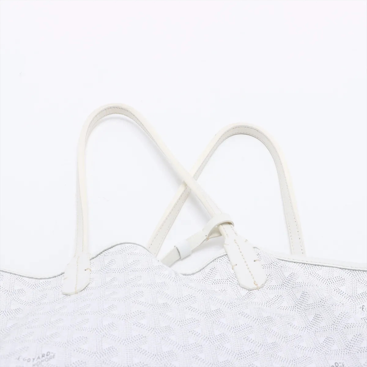 Goyard Saint Louis PM Tote Bag White