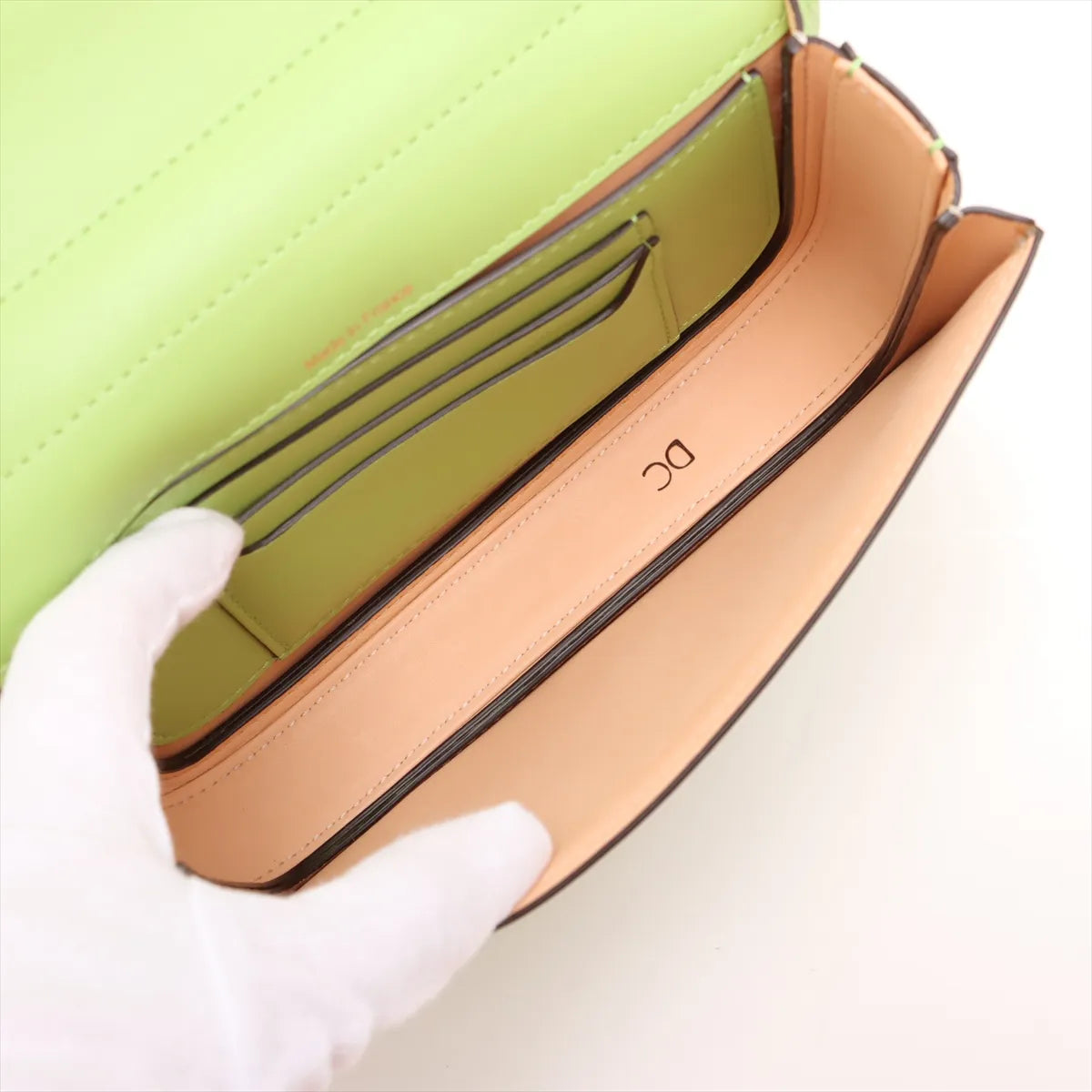Delvaux Lingot Small Leather Shoulder Bag Green