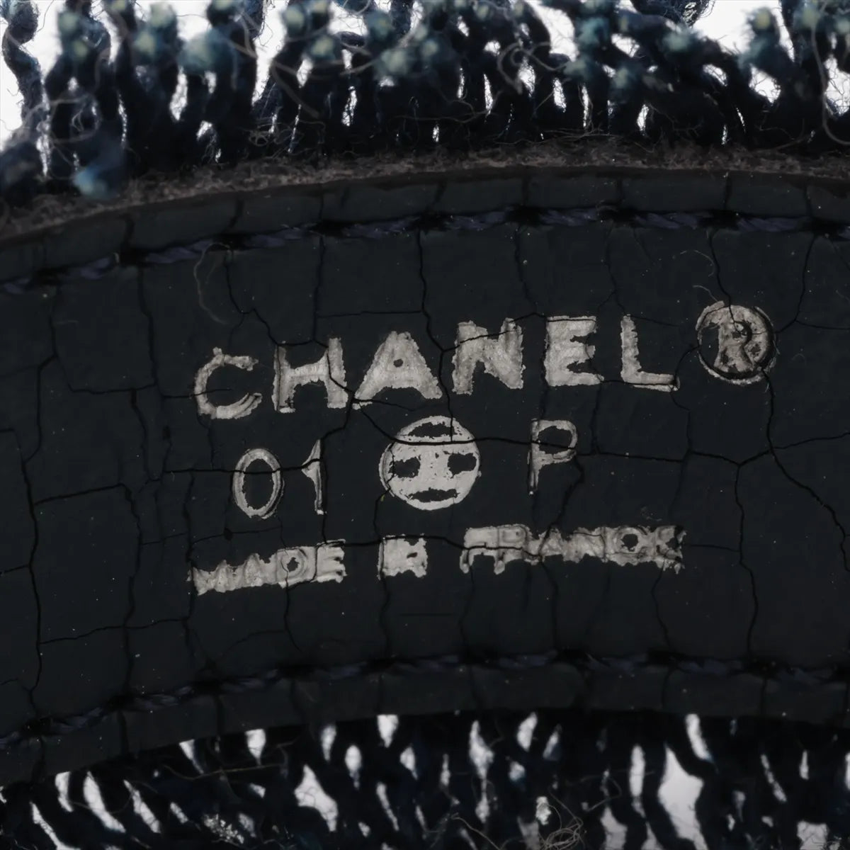 Chanel Logo Denim Bangle