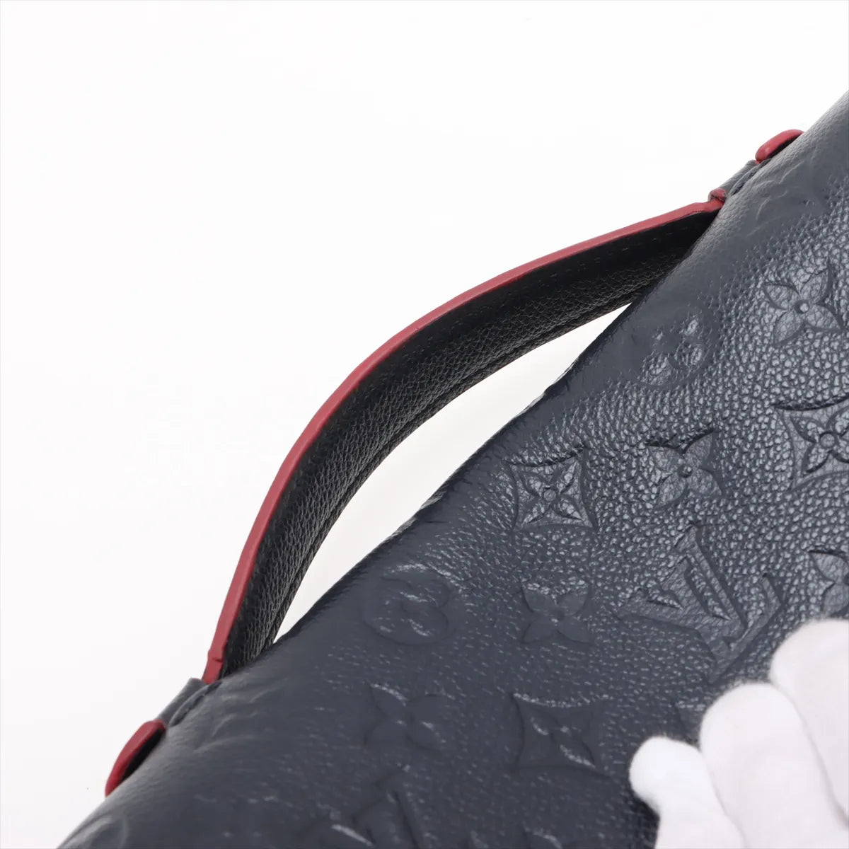 Louis Vuitton Monogram Empreinte Metis MM Marine Rouge