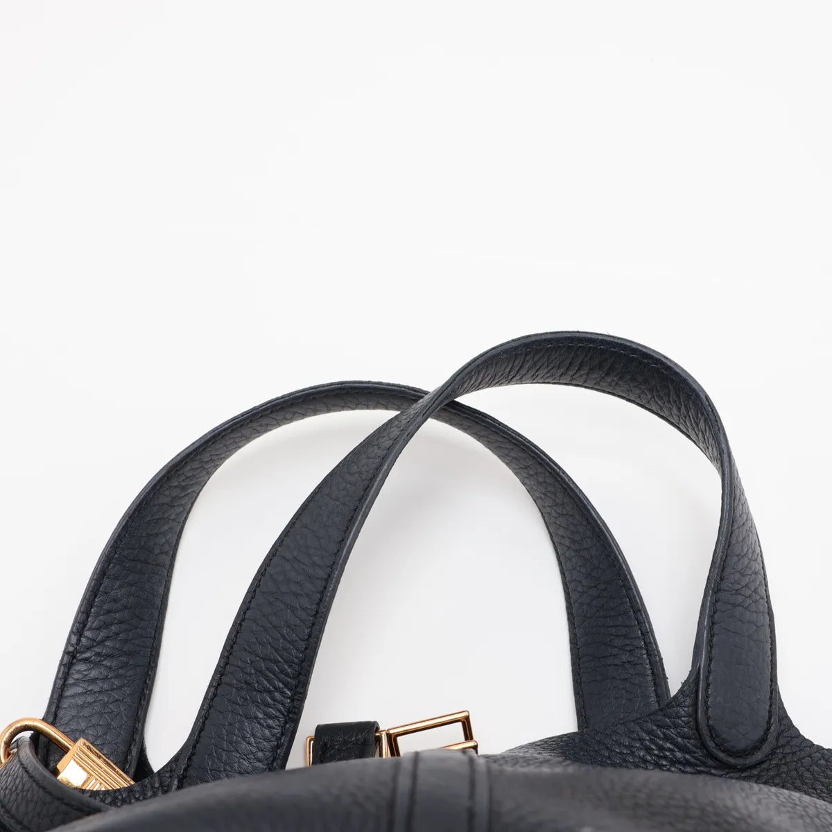Hermes Picotin Lock 18 PM Tote Bag Navy Blue