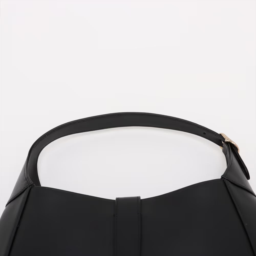 Gucci Jackie Leather Shoulder Bag Black
