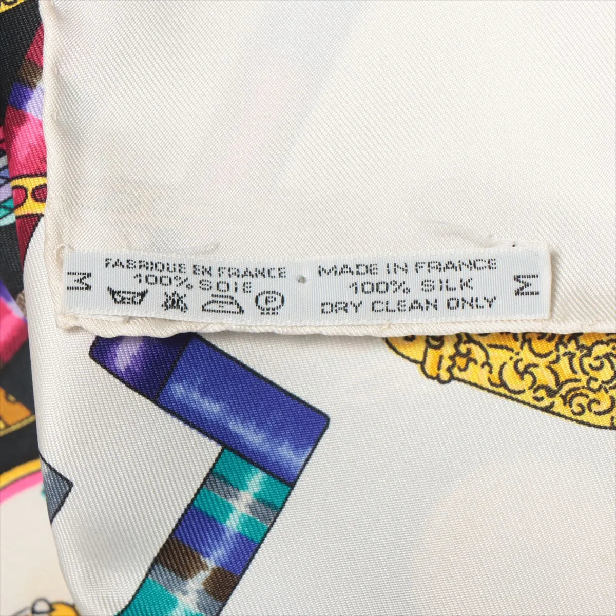Hermès Carré Petite Main A Seamstress Scarf Silk Ivory