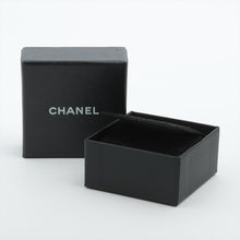 Load image into Gallery viewer, Top rated Chanel CC Logo Rhinestone Stud Earrings Black x White