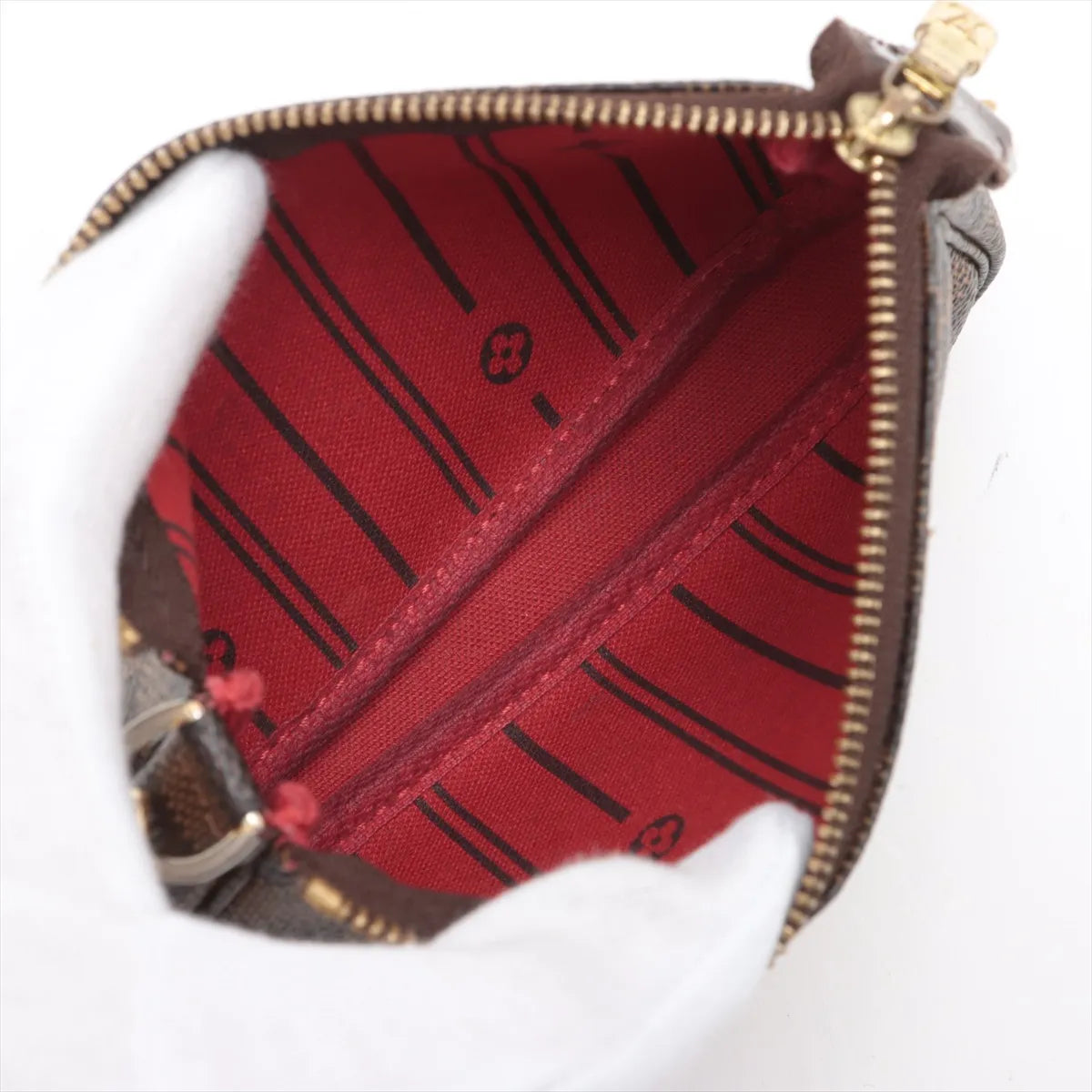 Louis Vuitton Damier Ebene T & B Mini Pochette Accessoires