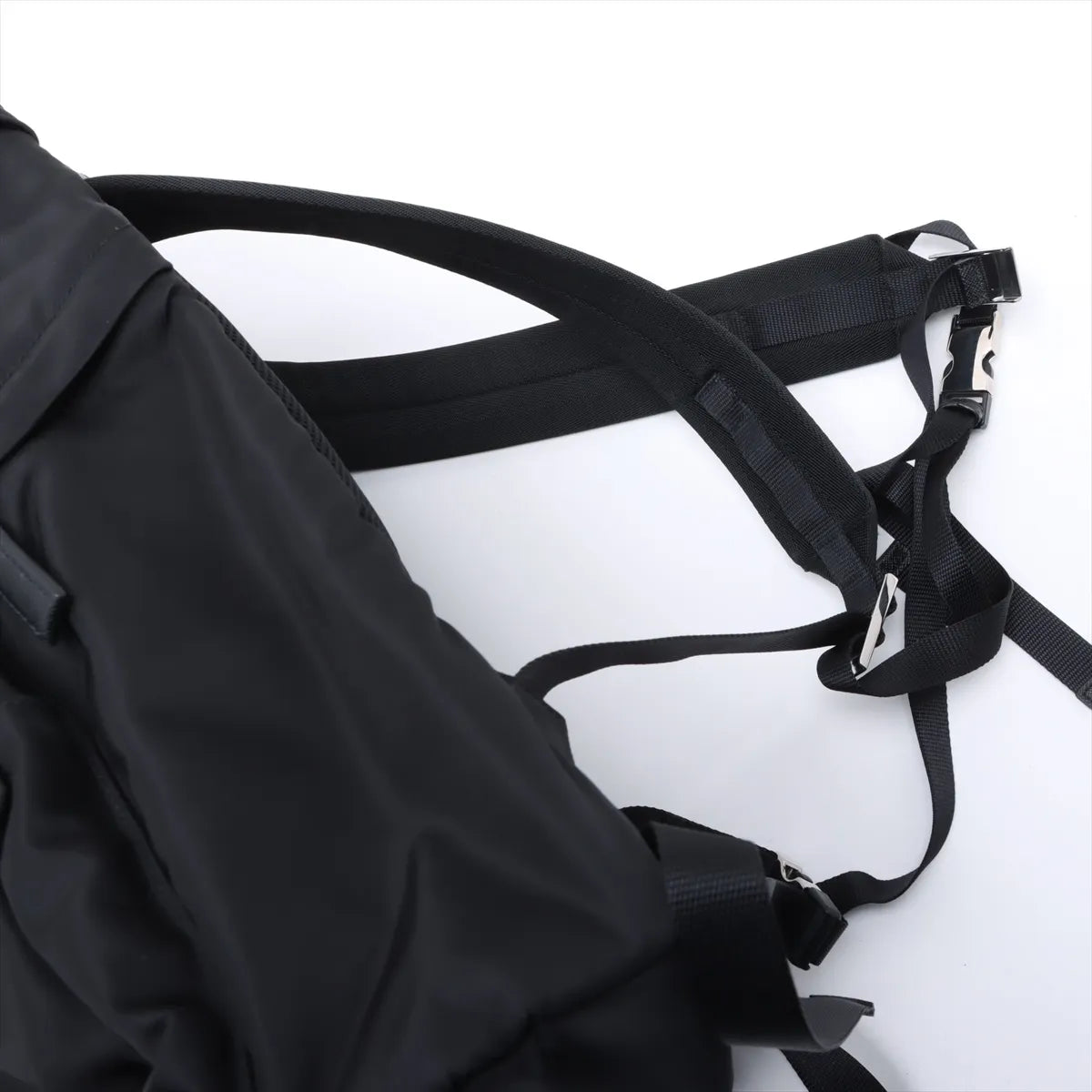 Prada Tessuto Nylon Backpack Black