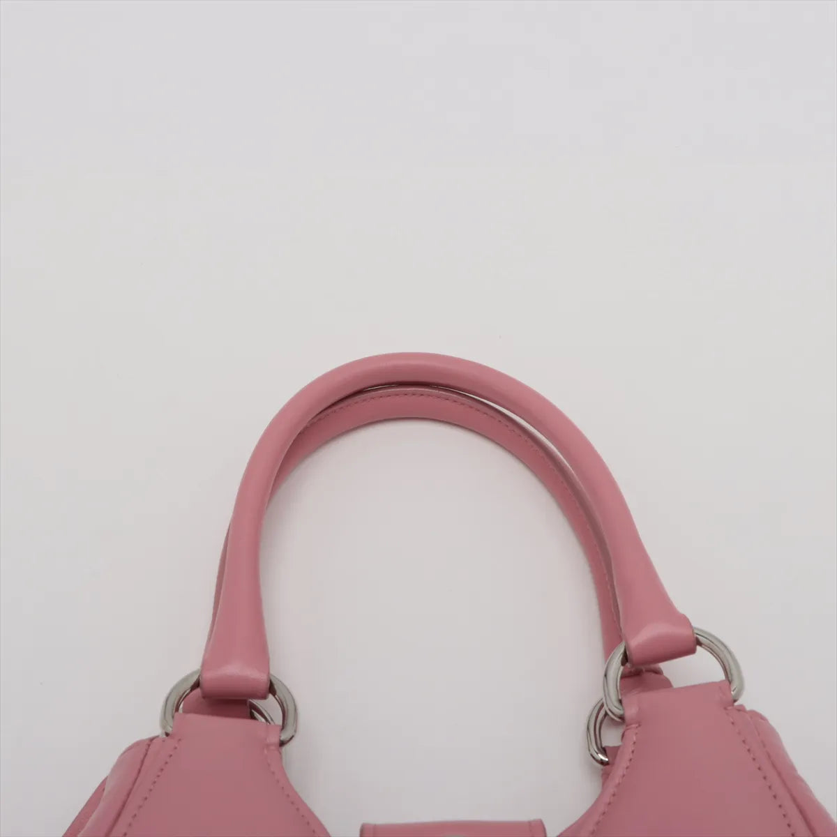 Prada Nappa Soft Moon Leather Two-Way Shoulder Bag Pink