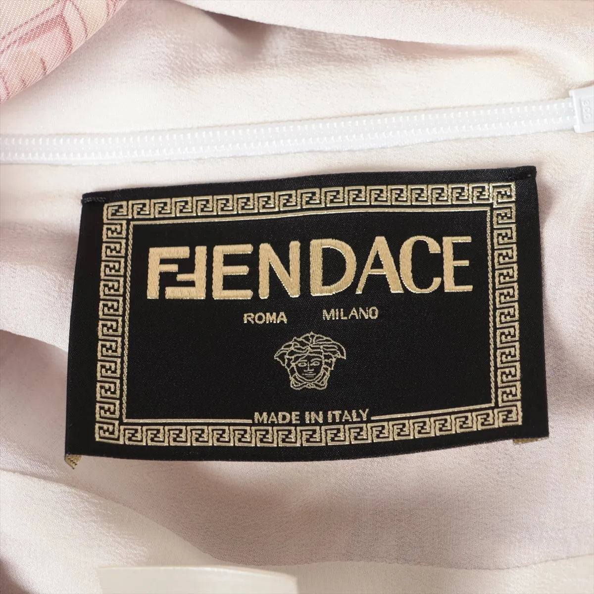 Fendi Silk Sleeveless Mini Dress Pink