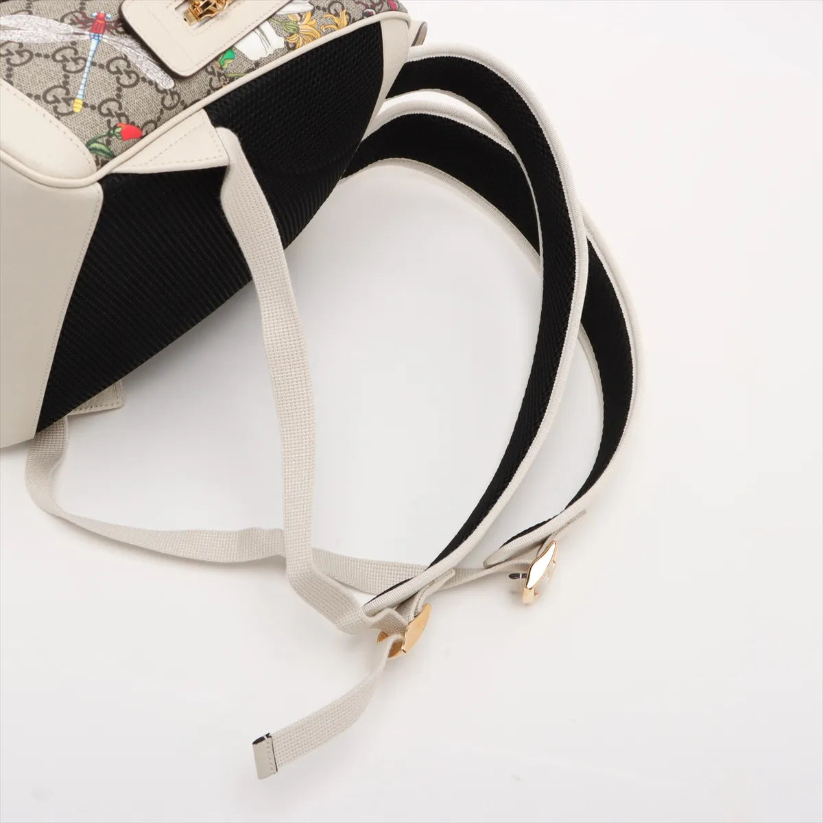 Gucci GG Floral Ophidia Backpack White