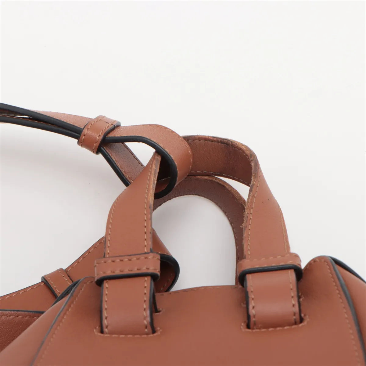 Loewe Hammock Small Leather Two-Way Shoulder Bag Brown