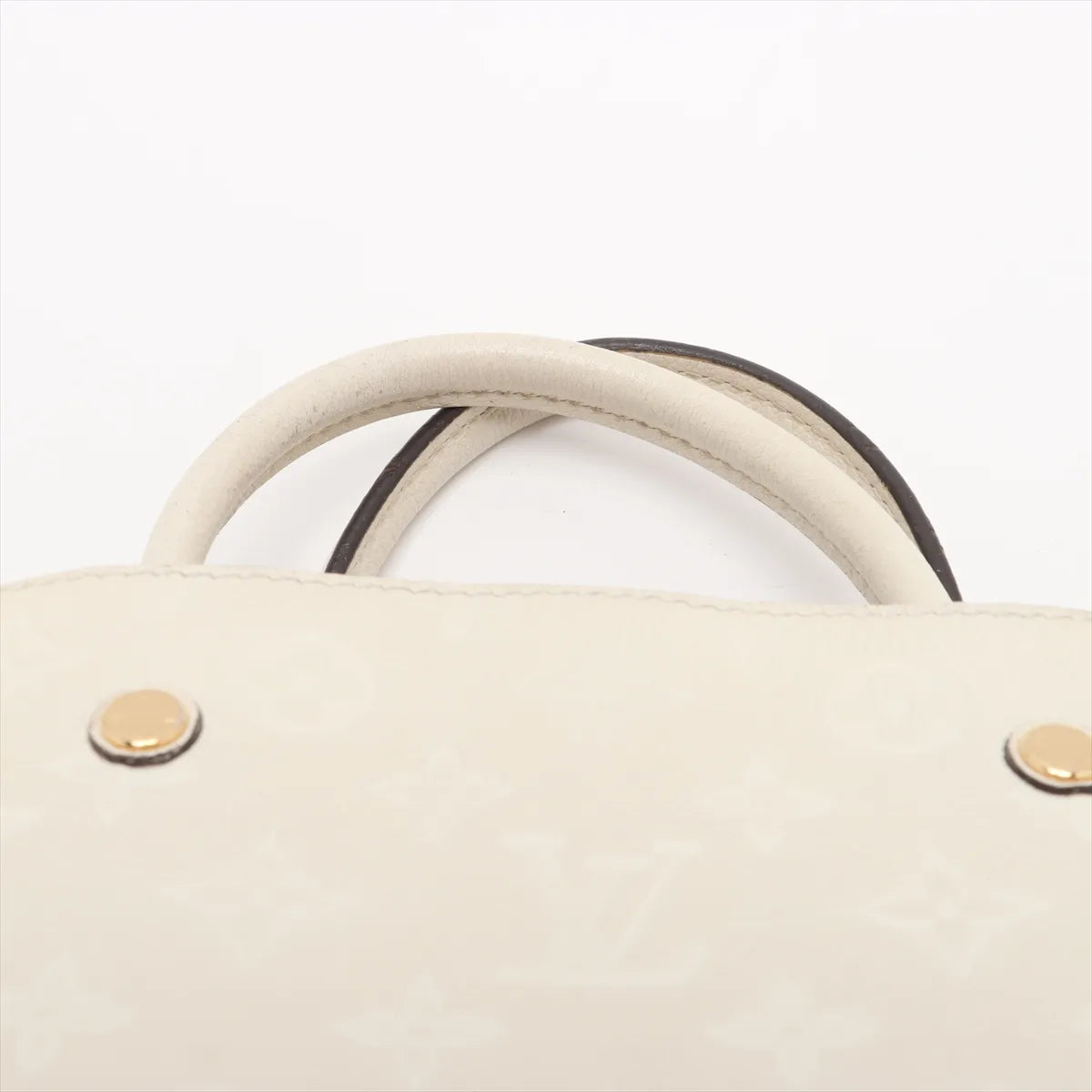 Louis Vuitton Monogram Empreinte Montaigne BB White