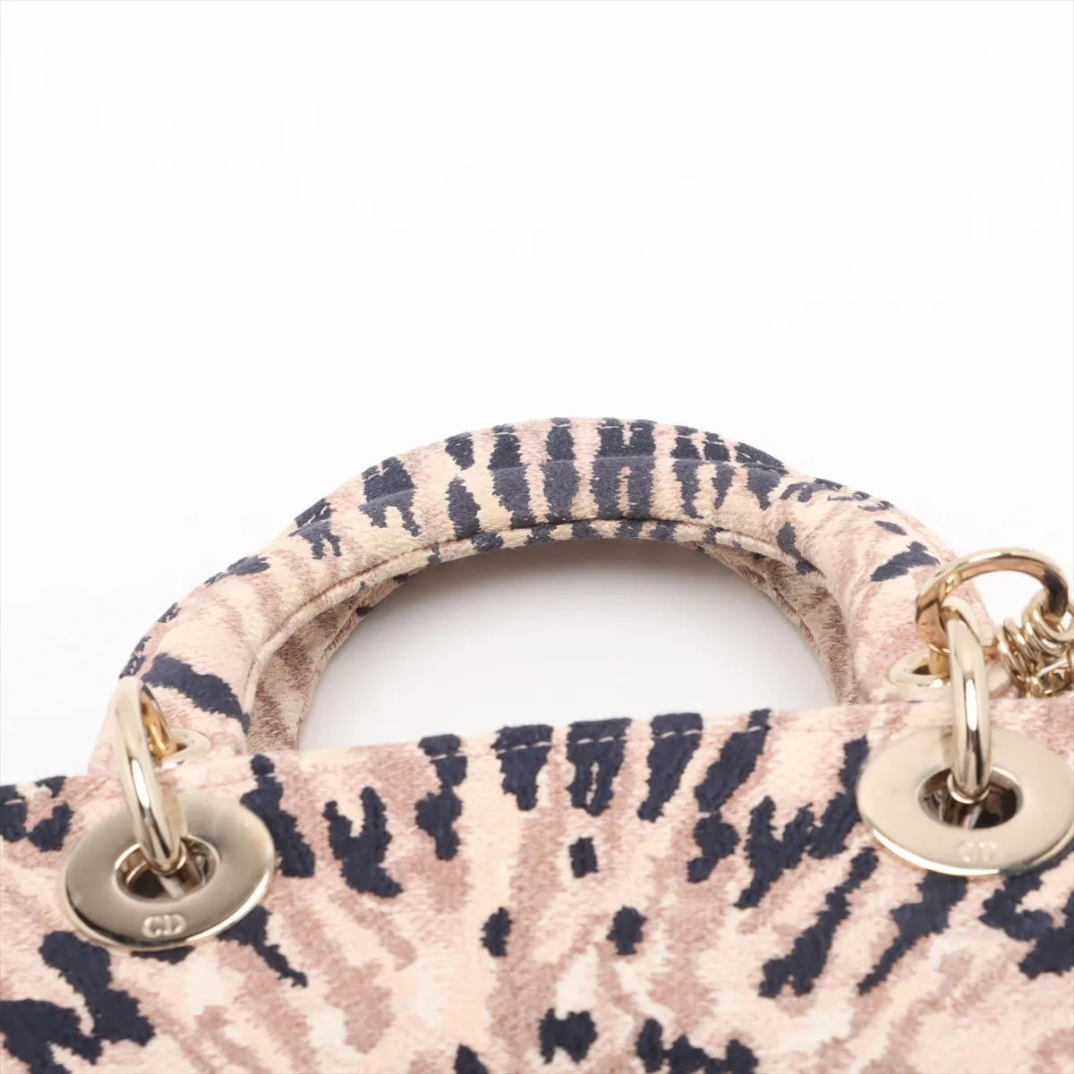 Christian Dior Lady D-Lite Tie Dye Two-Way Shoulder Bag Pink x Navy