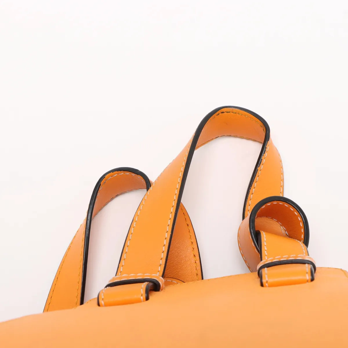 Loewe Hammock Drawstring Medium Leather Two-Way Shoulder Bag Orange