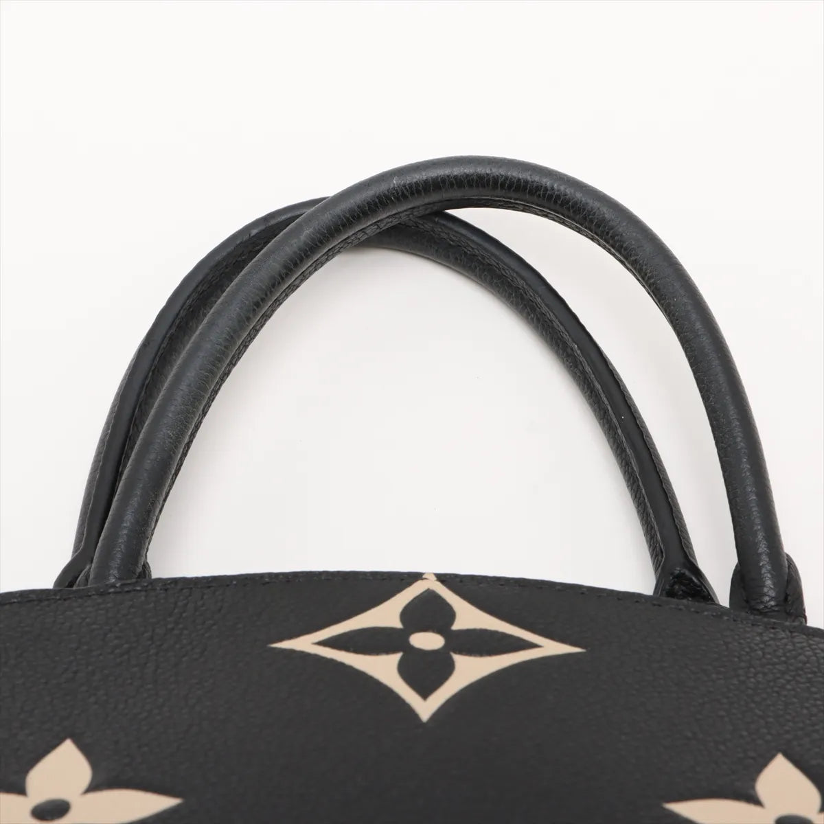 Louis Vuitton Monogram Empreinte Bicolor Grand Palais MM Black x Creme