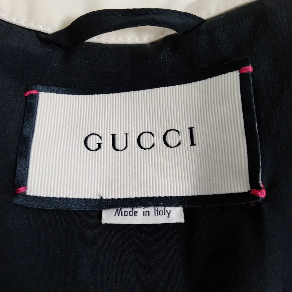 Gucci Ribbon Rhinestone Wool Jackets