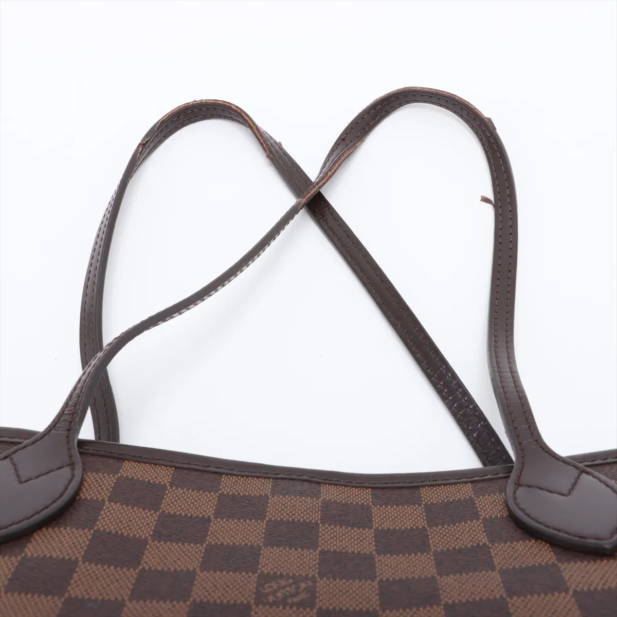 Louis Vuitton Damier Ebene Neverfull MM Rose Ballerine