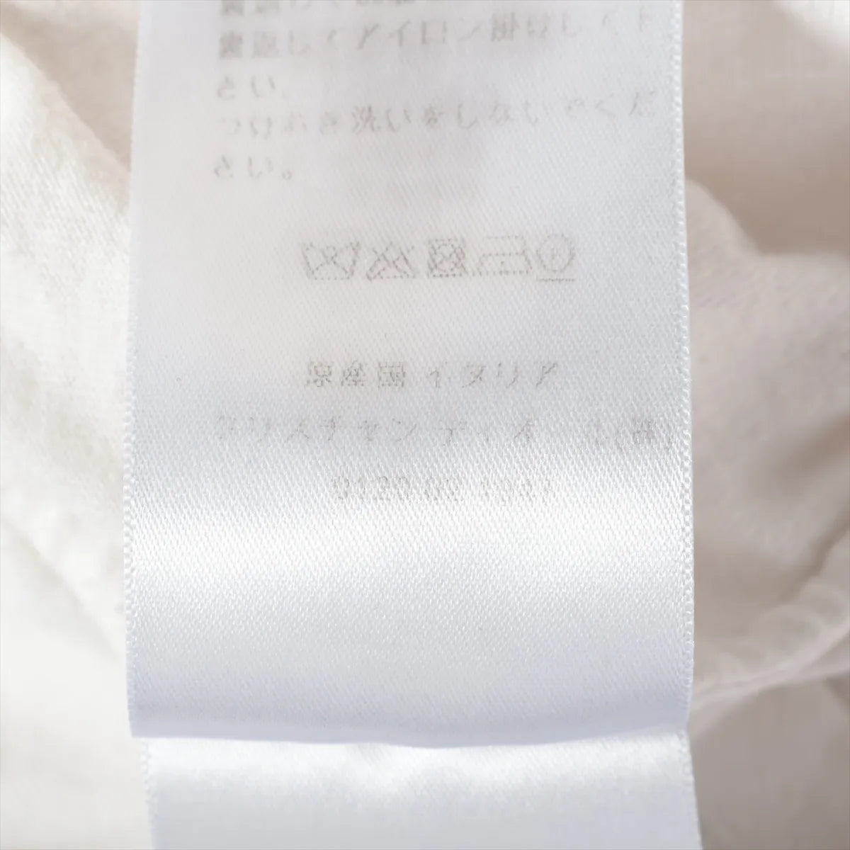 Christian Dior Cotton T-shirt White x Navy Blue