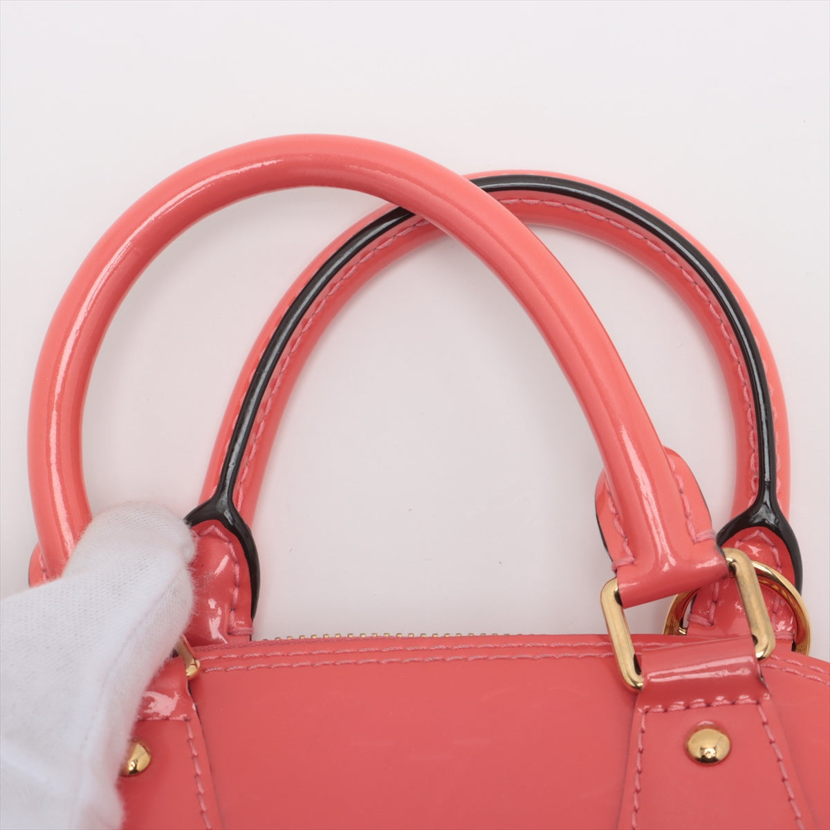 Louis Vuitton Vernis Alma BB Pink Peach