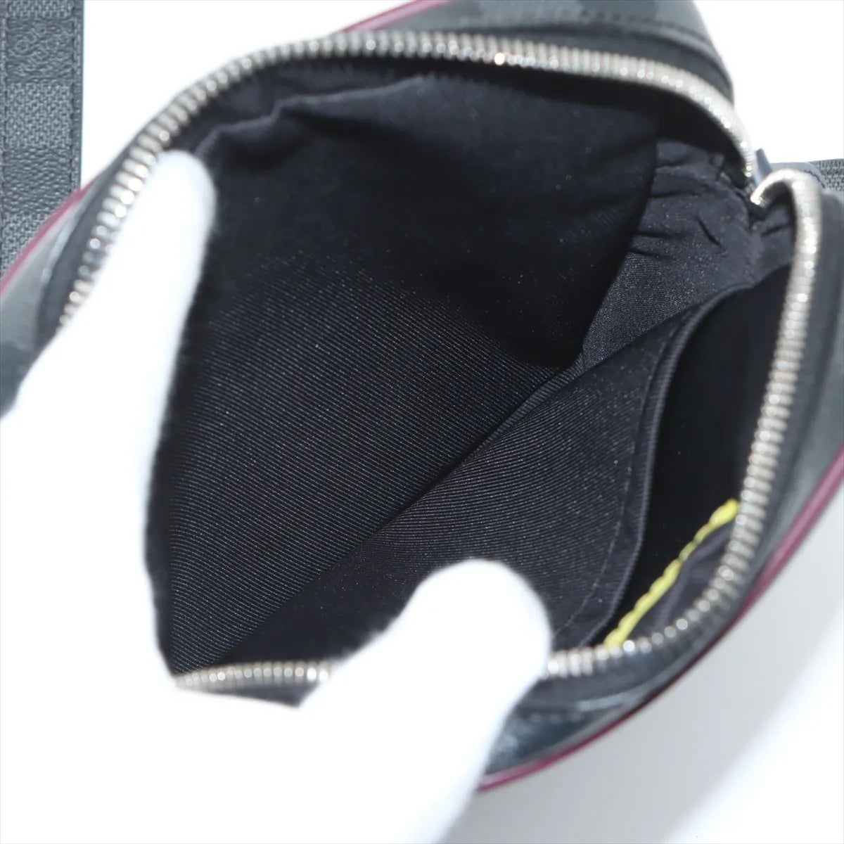 Louis Vuitton Epi x Damier Graphite Danube Slim Black
