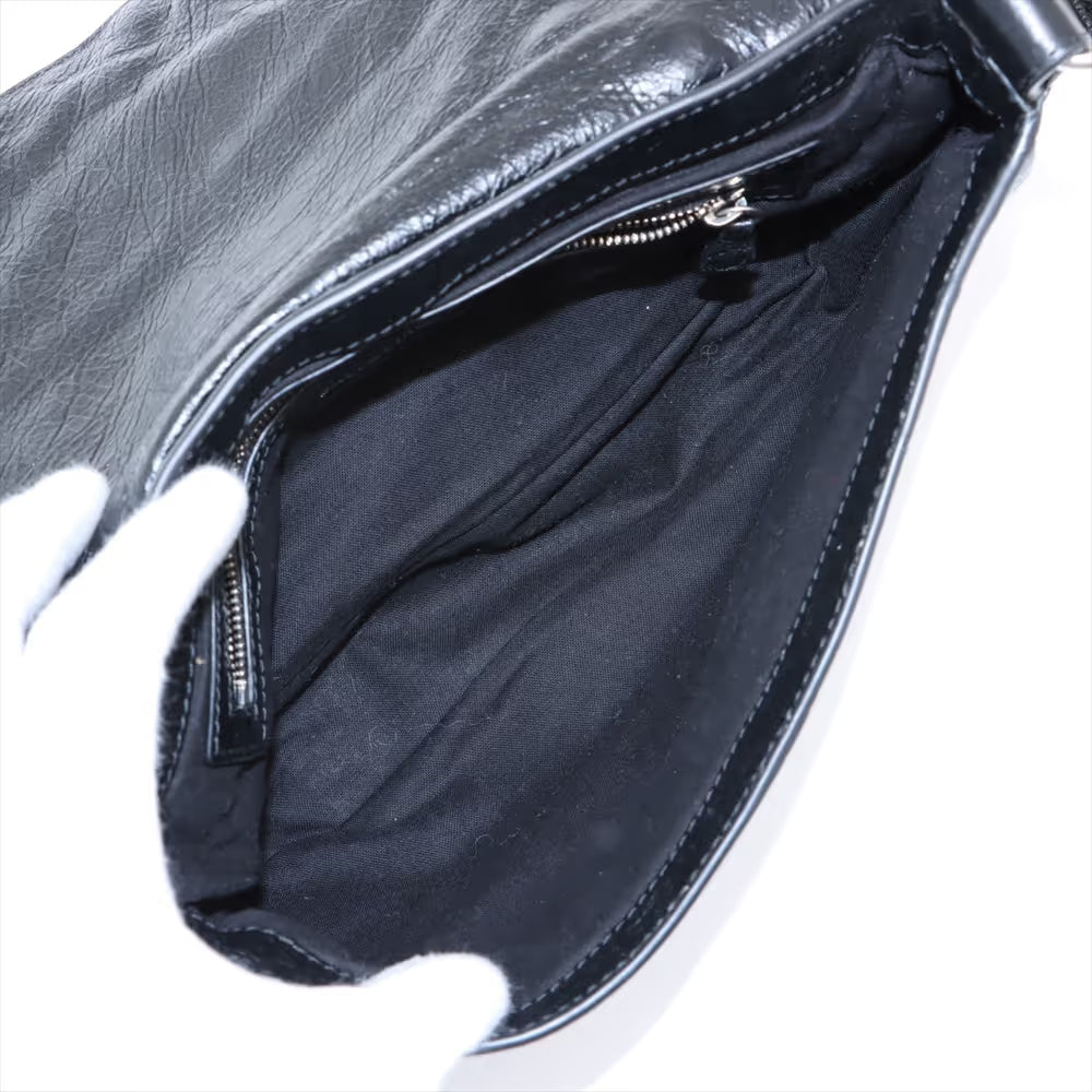 Balenciaga Le Cagole XS Leather Shoulder Bag Black