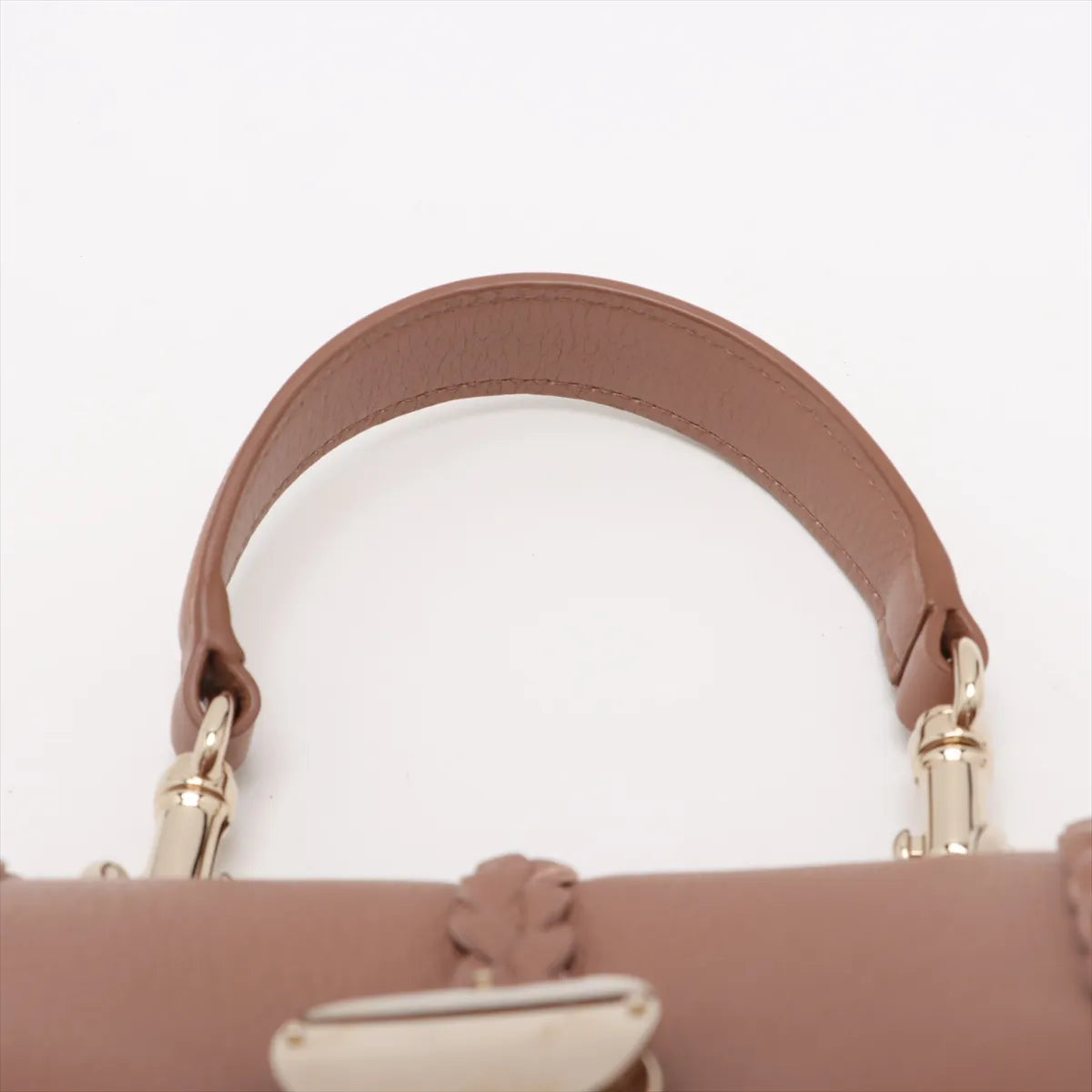 Chloe Penelope Leather Two-Way Shoulder Bag Beige