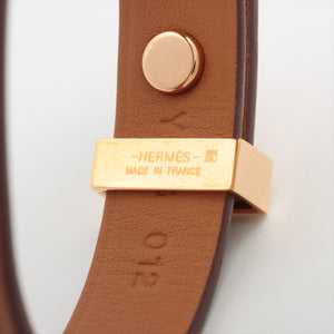 Hermès As de Coeur Bracelet Brown