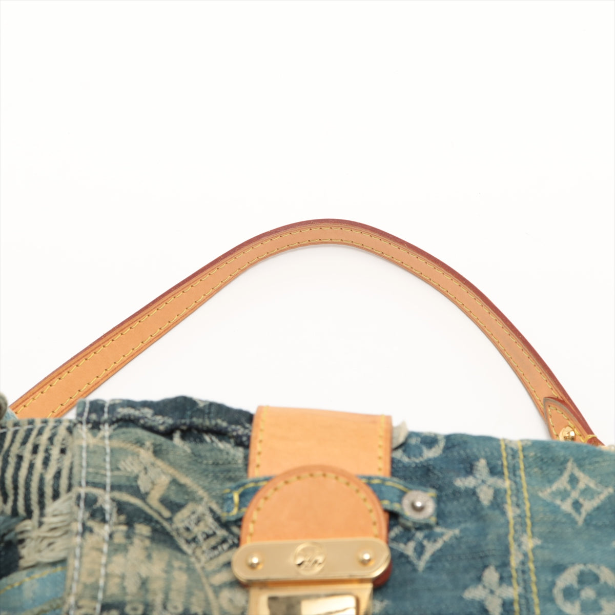 Louis Vuitton Monogram Patchwork Denim Pouchy - Grey Shoulder Bags,  Handbags - LOU769070