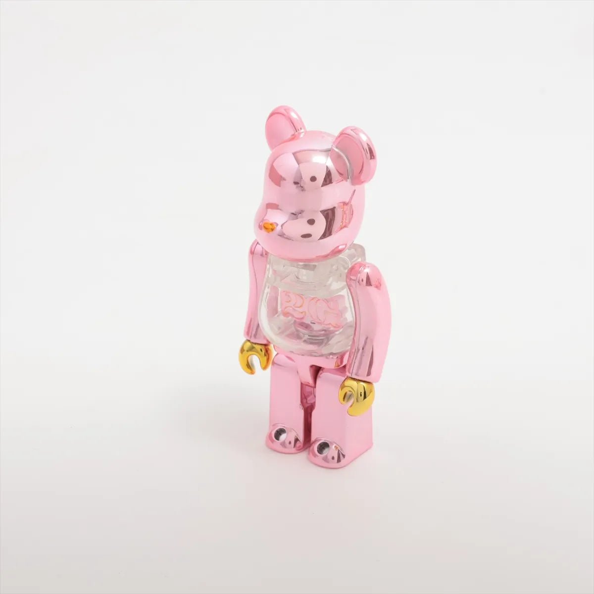 Bearbrick 2G Chrome Figurine 100% 400% Plastic Pink