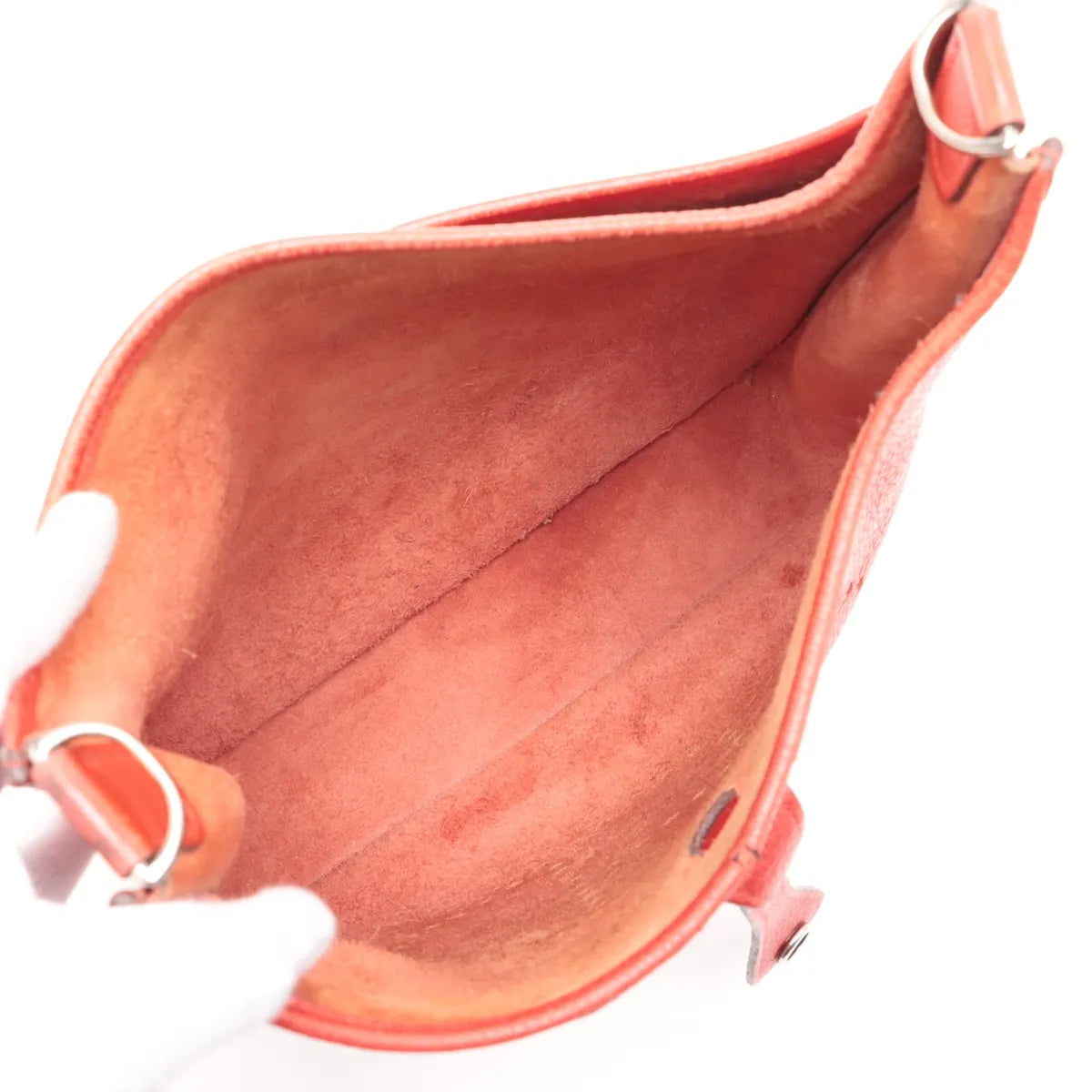 Hermès Evelyn II PM Taurillon Clemence Red