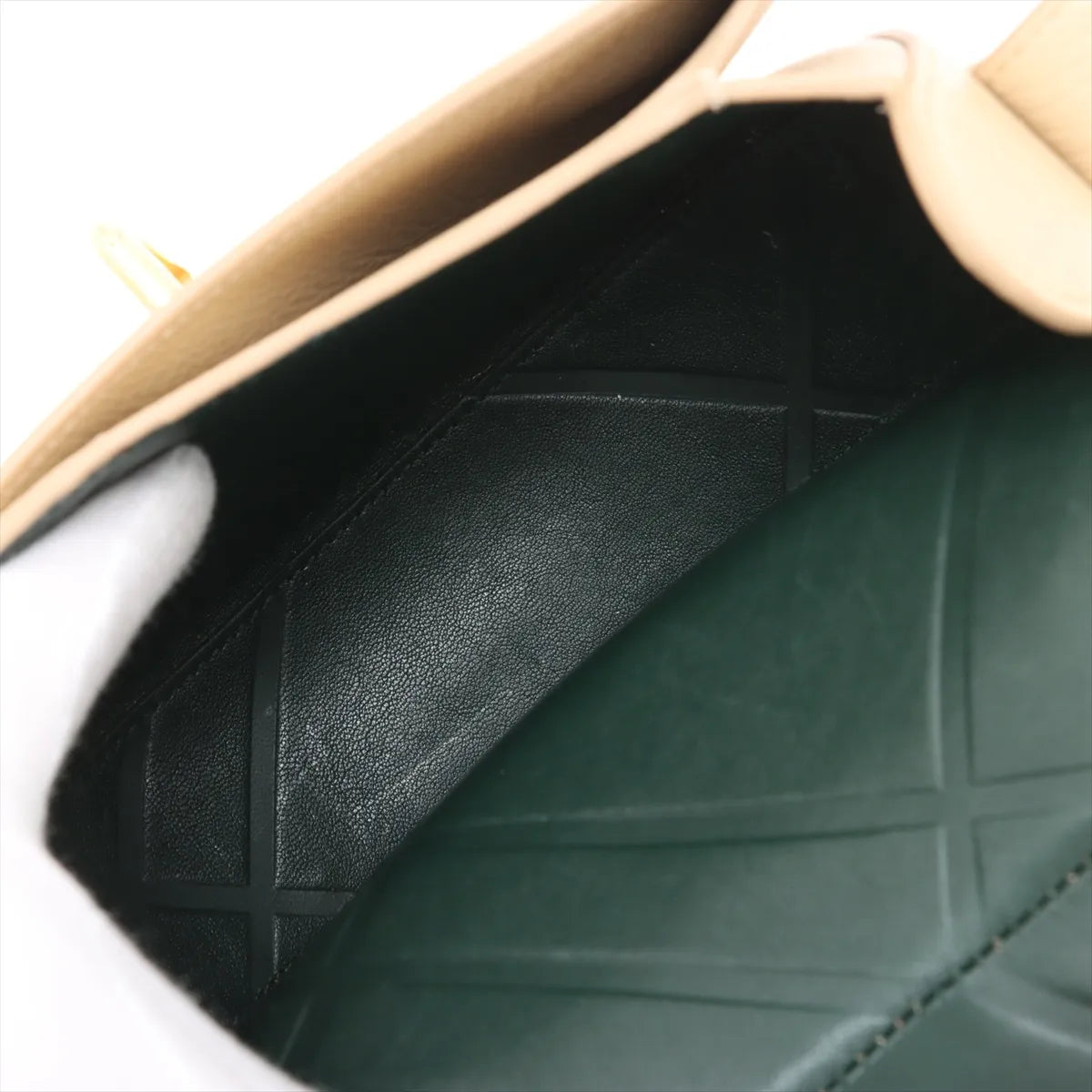 Burberry Rocking Horse Leather Shoulder Bag Beige